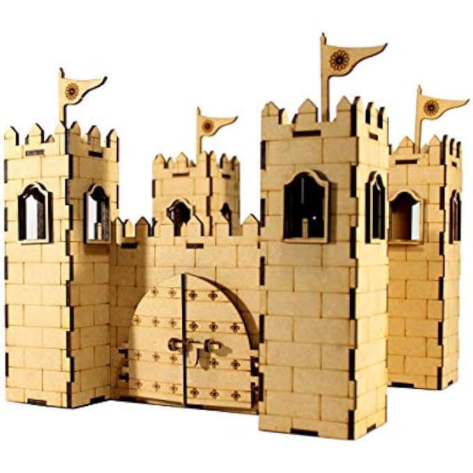 WOODEN 3D PUZZLE CASTLE - BIG SIZE AND INDIAN FORT - HOME DECOR, CONSTRUCTION TOY, MODELING KIT, SCHOOL PROJECT - EASY TO ASSEMBLE - Image 3